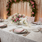 charity gala dinner with Premium Polyester Napkin 20"x20" - Pink
