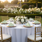 outdoor garden wedding with Premium Polyester Napkin 20"x20" - Sage Green