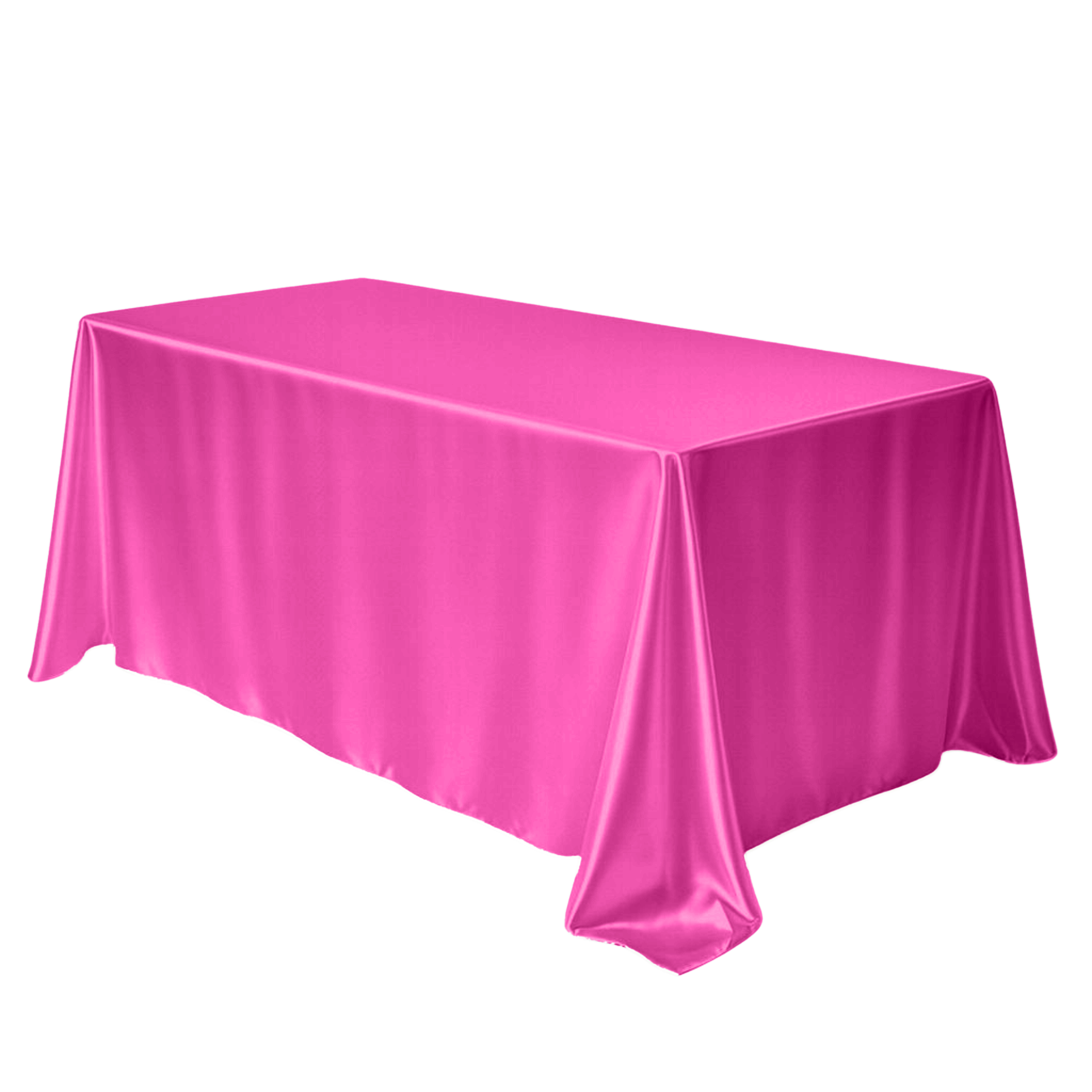 Fusia Rectangle Fuchsia Premium Satin (Wrinkle-Resistant) 90