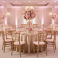 Premium Satin (Wrinkle-Resistant) 120" Round Tablecloth - Champagne