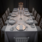 Premium Satin (Wrinkle-Resistant) 90"x156" Rectangular Tablecloth - White