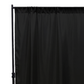 Premium Satin (Wrinkle-Resistant) Backdrop Panel/Drape Black close up