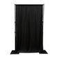 Premium Satin (Wrinkle-Resistant) Backdrop Panel/Drape - Black