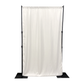 Premium Satin (Wrinkle-Resistant) Backdrop Panel/Drape - Ivory
