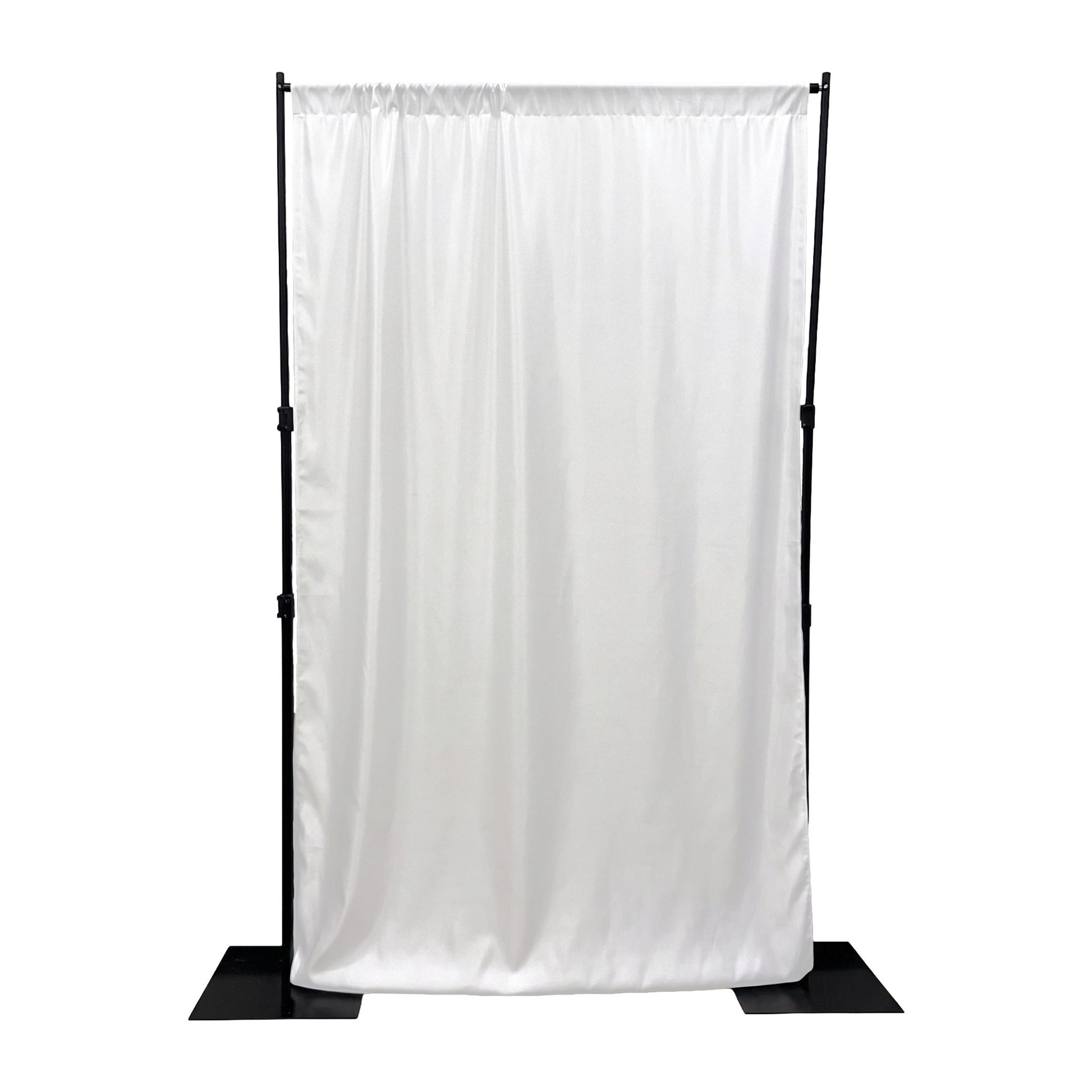 Premium Satin (Wrinkle-Resistant) Backdrop Panel/Drape - White
