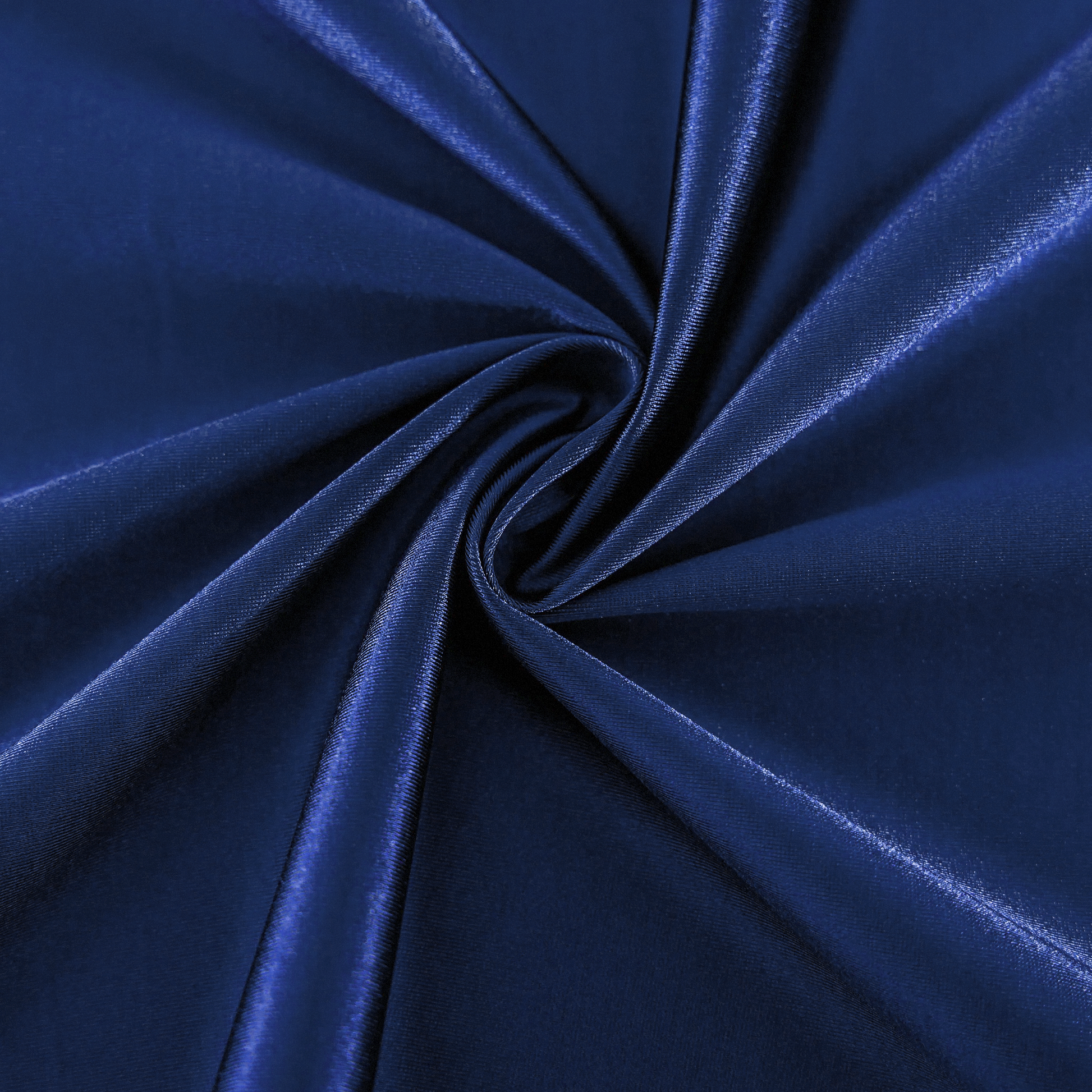 Premium Satin (Wrinkle-Resistant) 108" Round Tablecloth - Navy Blue - CV Linens