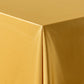 Premium Satin (Wrinkle-Resistant) 90"x132" Rectangular Tablecloth - Gold Antique
