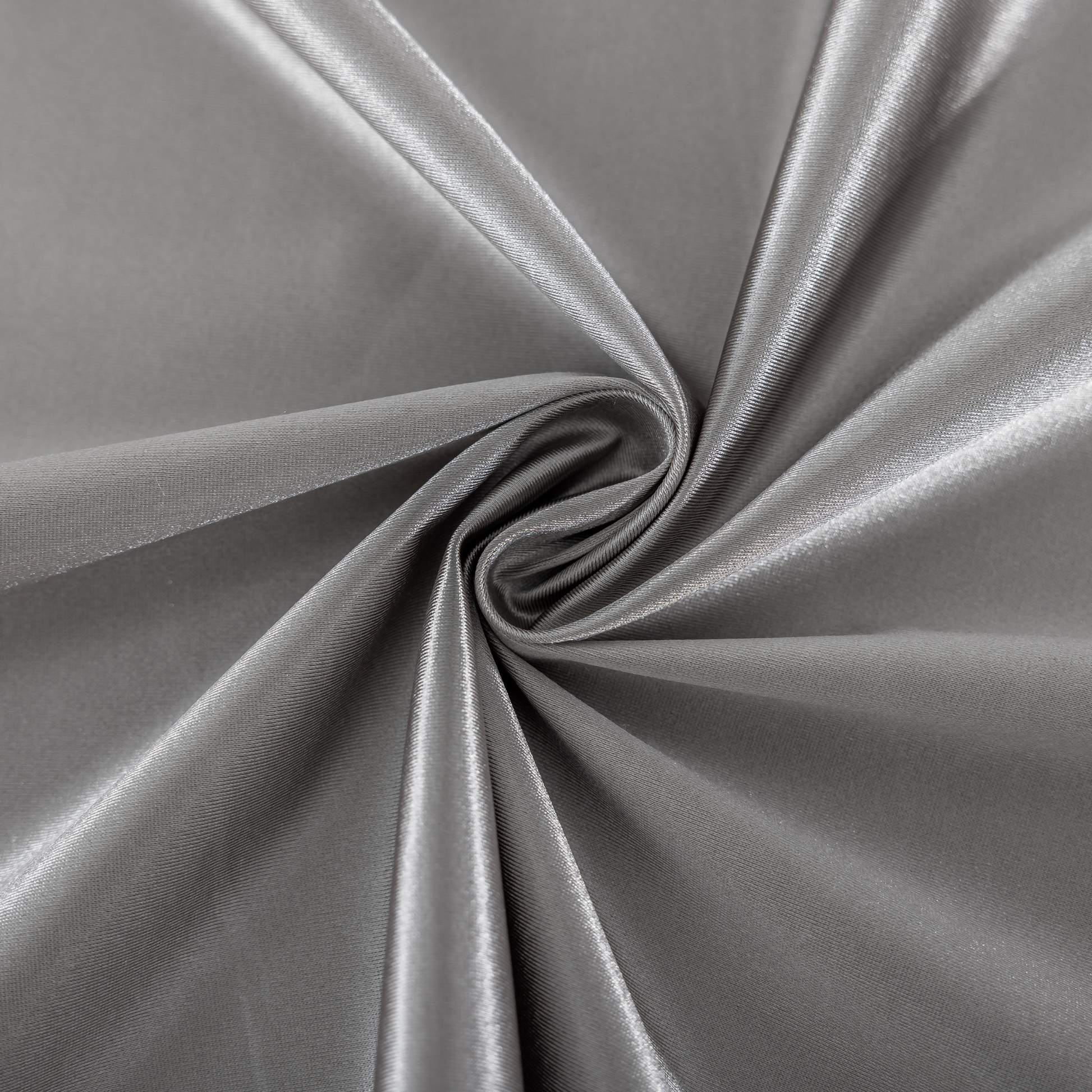 Premium Satin (Wrinkle-Resistant) Silver fabric