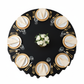 Premium Satin (Wrinkle-Resistant) 120" Round Tablecloth - Black 