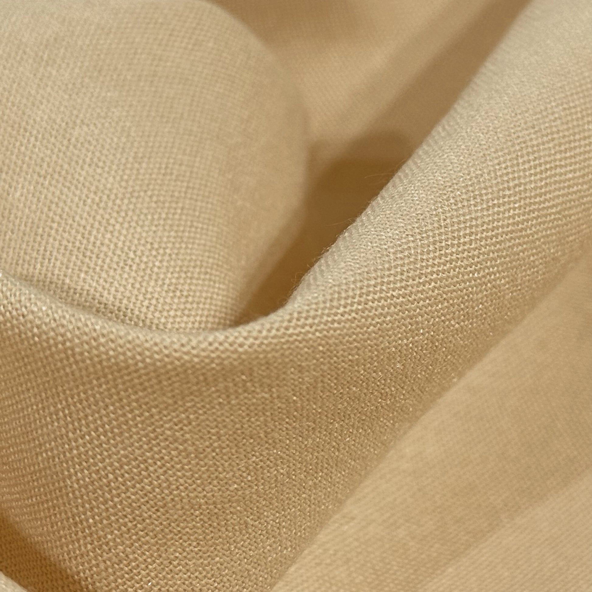 Premium Spun Polyester Champagne close up of fabric