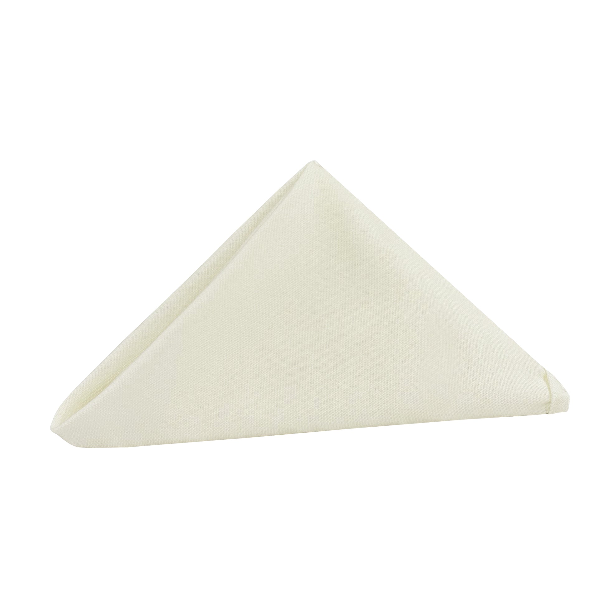 Premium Spun Polyester Napkin 20"x20" - Ivory