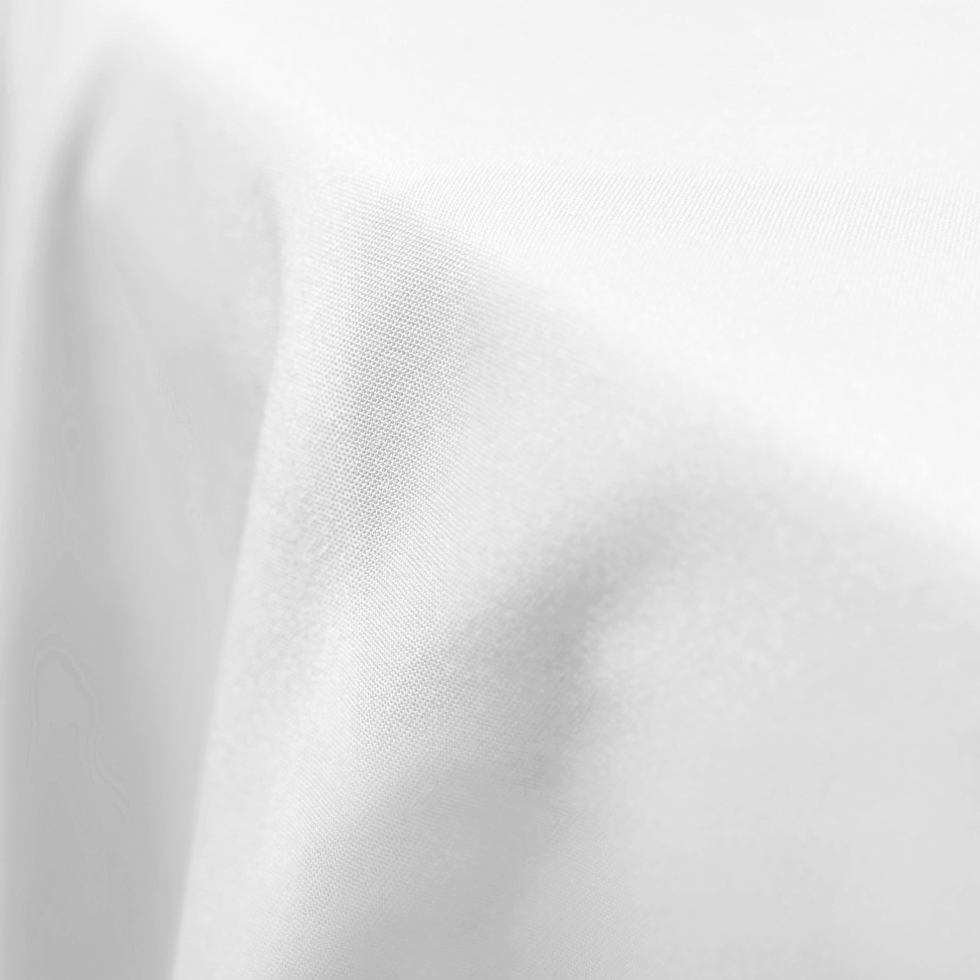 Premium Spun Polyester White fabric close up