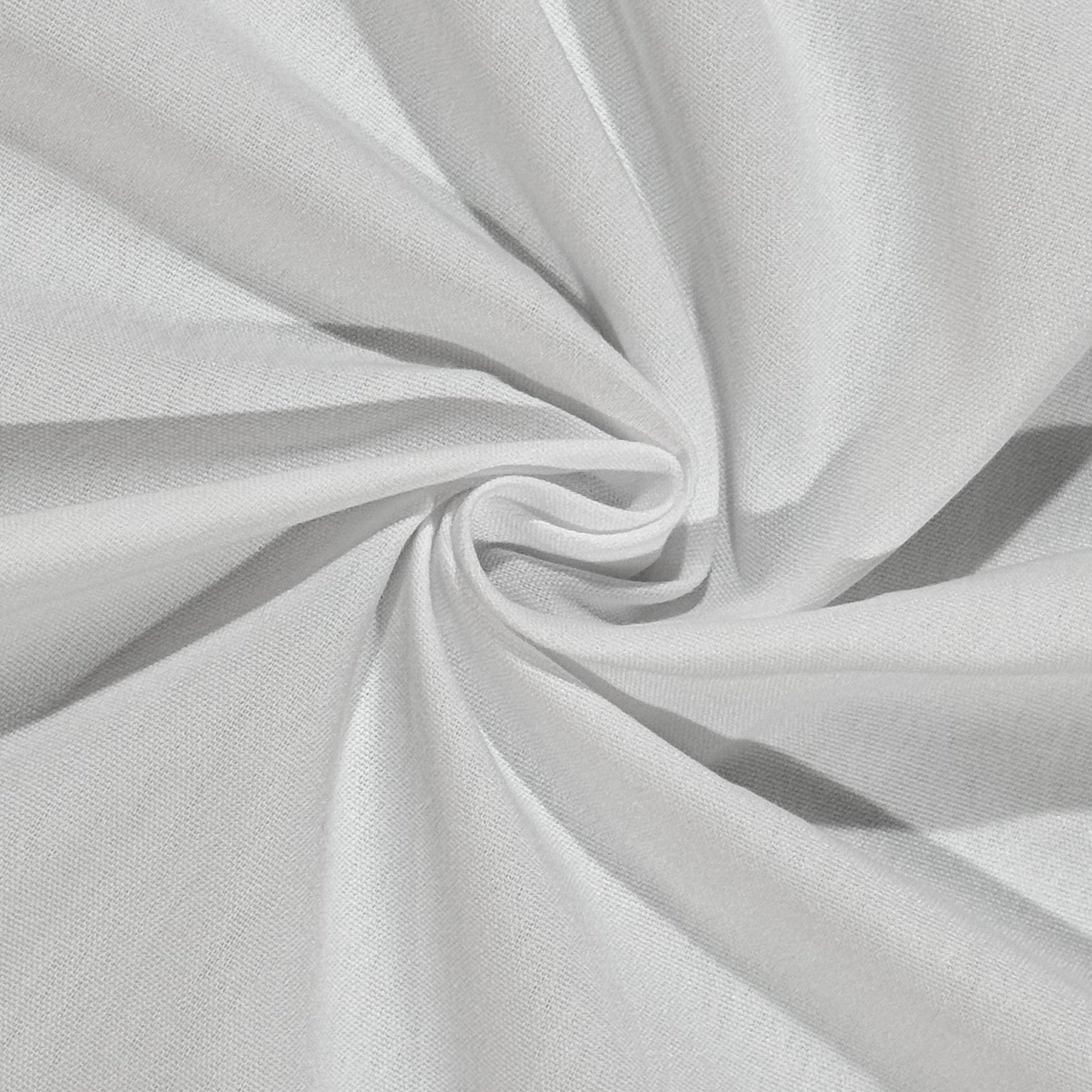 Premium  Spun Polyester White Fabric