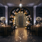 prom night with Rainbow Multi-Tier Arch Heavy Duty Backdrop Stand