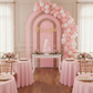 baby shower with Rainbow Multi-Tier Arch Heavy Duty Backdrop Stand
