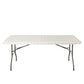 Rectangular Tablecloth 60"x84" Waterproof Vinyl Flannel Backing Checkered Design Champagne front view
