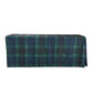 Rectangular Tartan Plaid Polyester Tablecloth Green/Blue front view