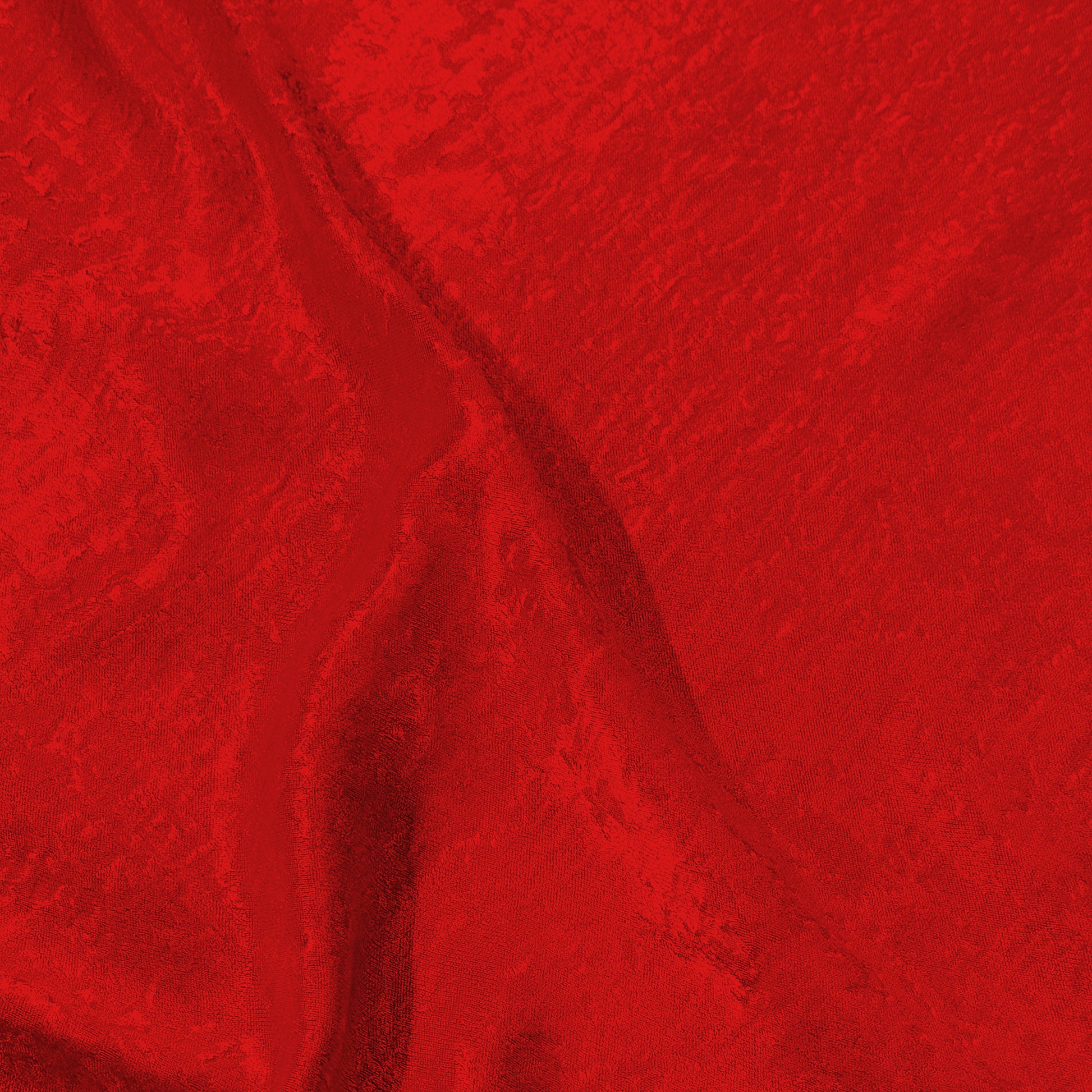 Crinkle Shimmer Red Fabric 