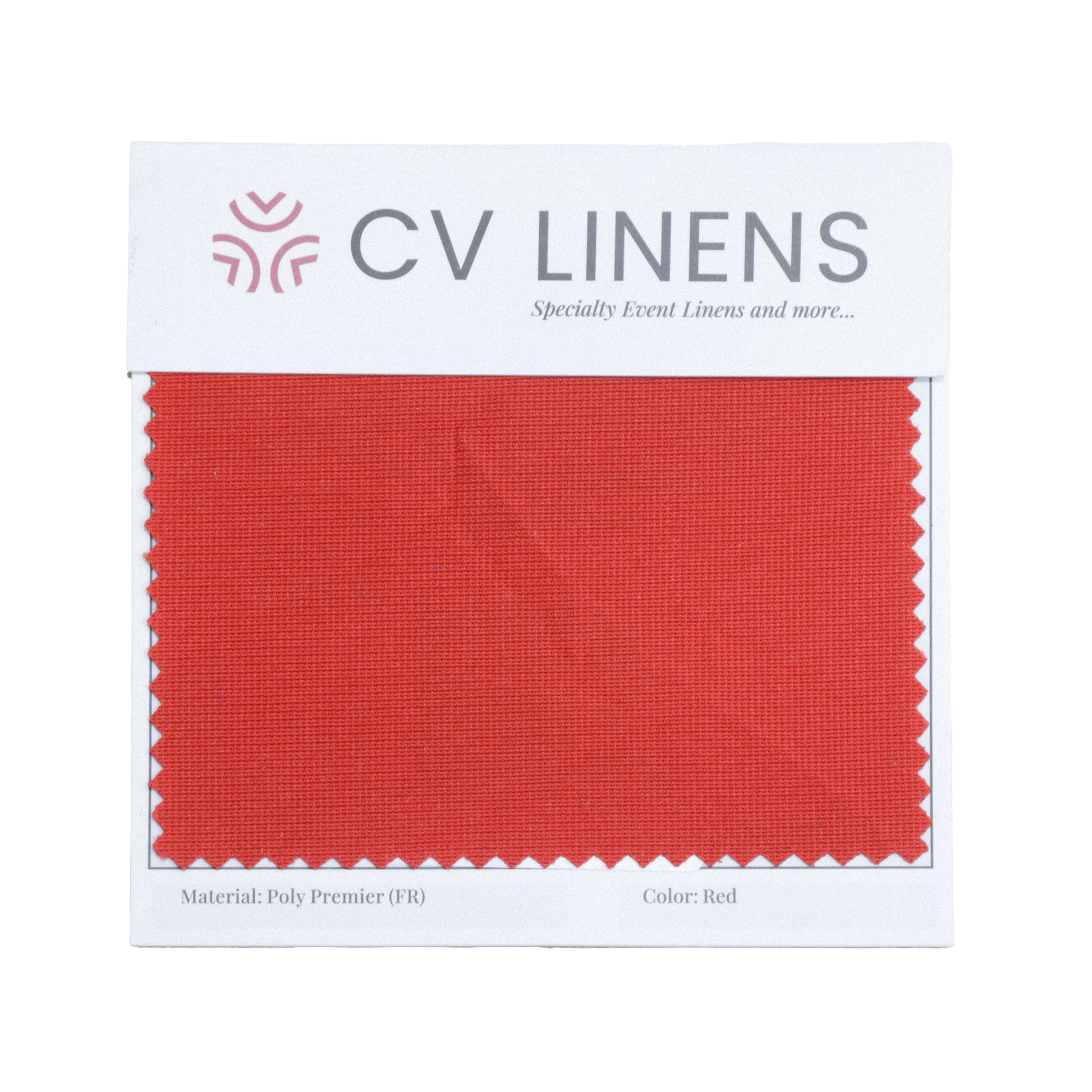 Red Poly Premier Swatch Card
