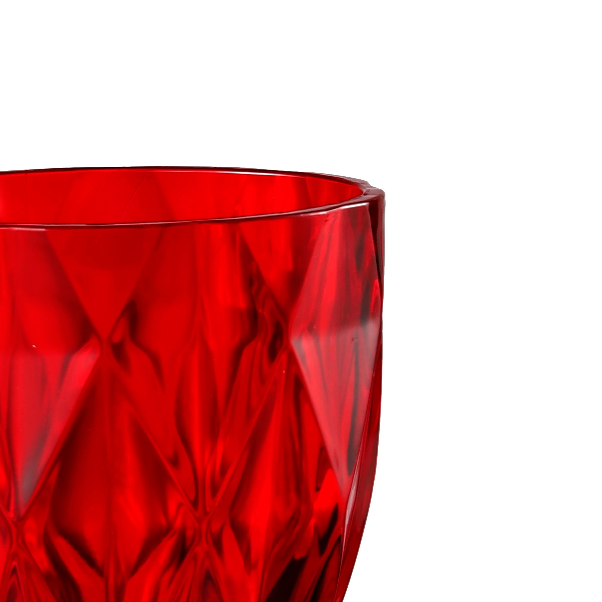 Red Vintage Acrylic Goblets (6 pcs/pk) - CV Linens