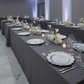awards night dinner with Reef Acrylic Charger Plate - Silver