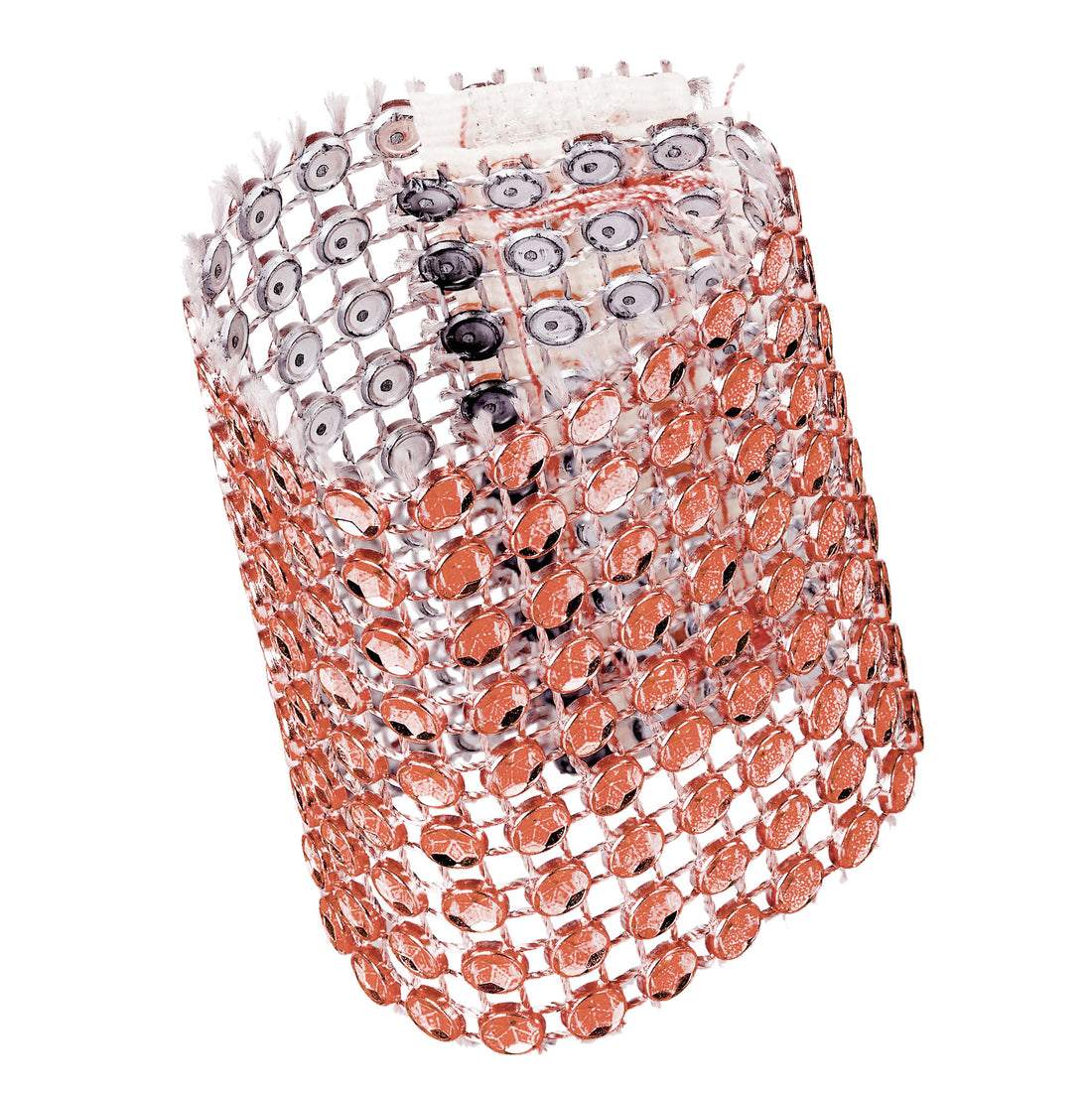 10 pc/pk Rhinestone Velcro Sash Clip Napkin Ring - Rose Gold– CV Linens