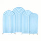 Ripple Spandex Covers for Trio Arch 4 pc - Baby Blue