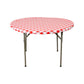 36 round elastic tabletop cover waterproof black full view