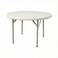 48 round elastic tabletop cover waterproof champagne full view