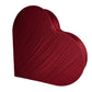 Ruched Spandex Cover for 3D Tilted Heart Backdrop Prop Stand - Apple Red - CV Linens