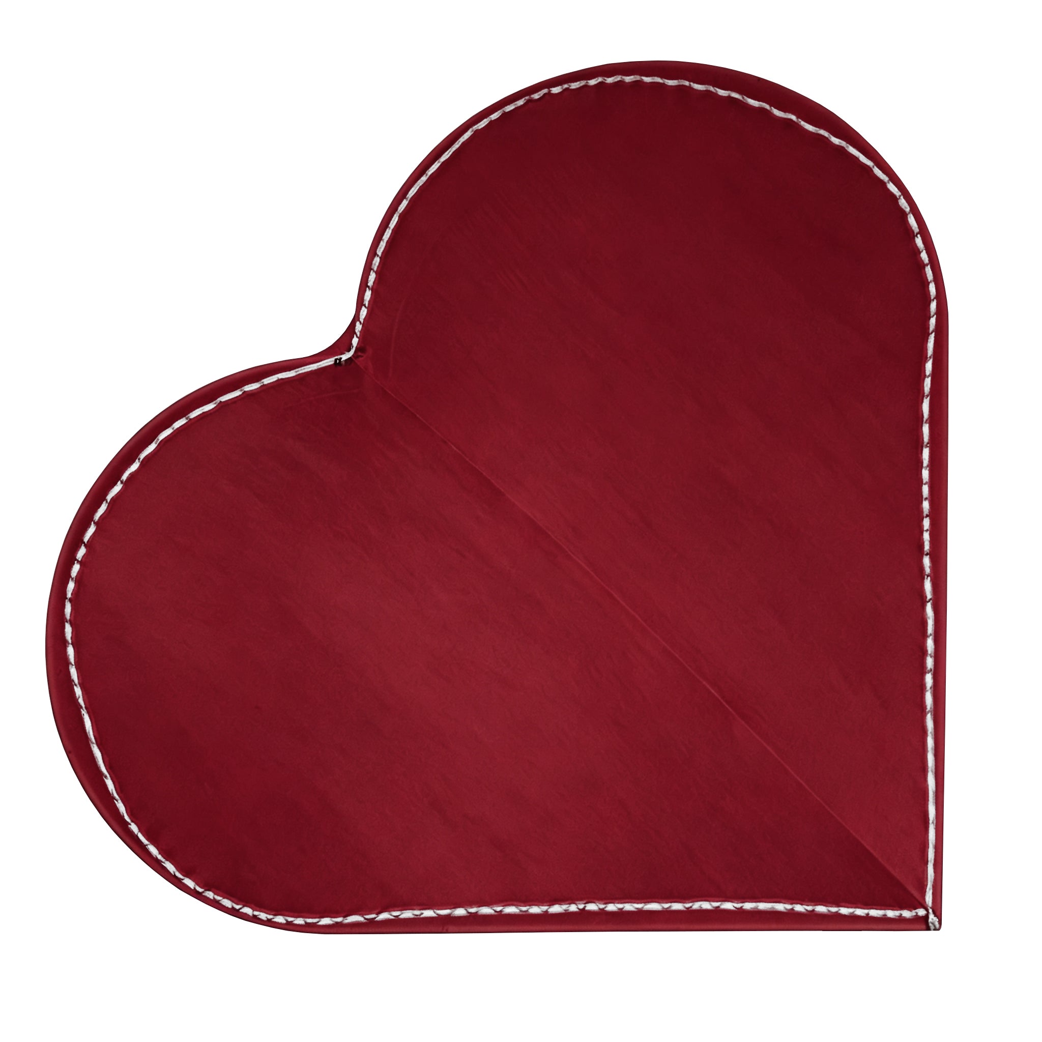 Ruched Spandex Cover for 3D Tilted Heart Backdrop Prop Stand - Apple Red - CV Linens