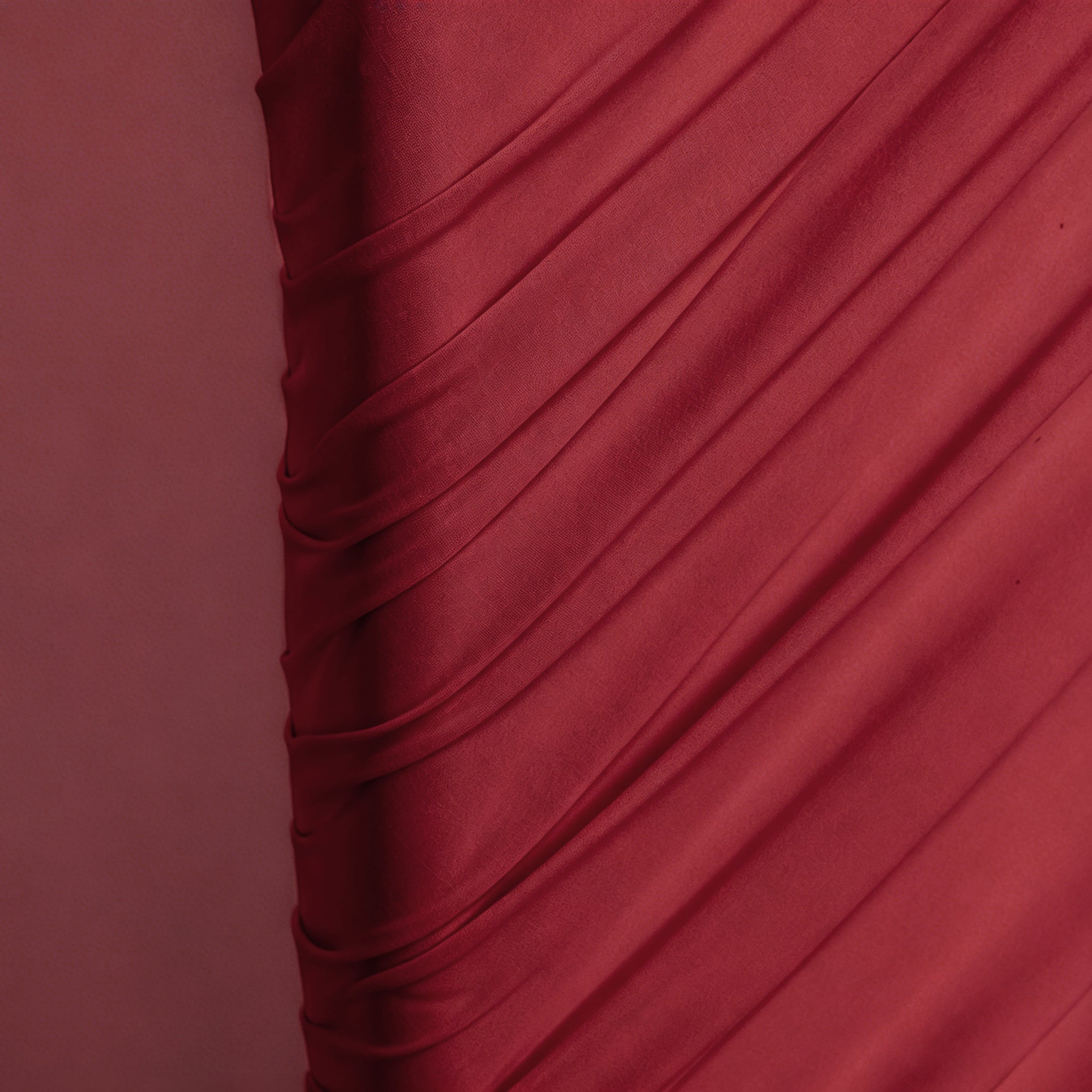 Ruched Spandex Cover for 3D Tilted Heart Backdrop Prop Stand - Apple Red - CV Linens