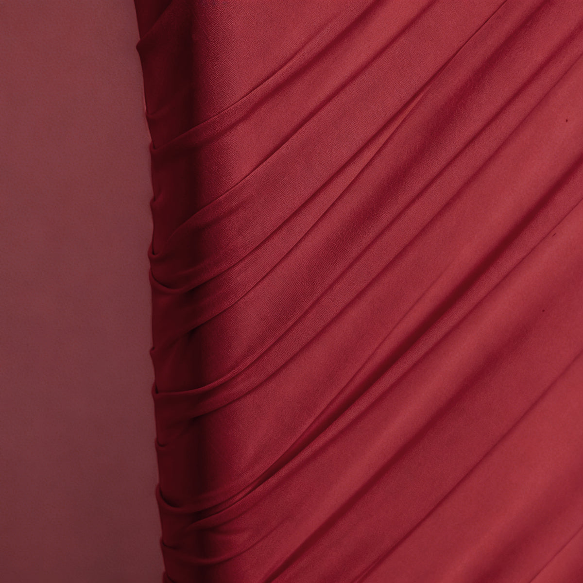 Ruched Spandex Cover for 3D Tilted Heart Backdrop Prop Stand - Apple Red - CV Linens