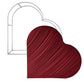 Ruched Spandex Cover for 3D Tilted Heart Backdrop Prop Stand - Apple Red - CV Linens