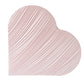 Ruched Spandex Cover for 3D Tilted Heart Backdrop Prop Stand - Pink - CV Linens