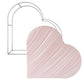 Ruched Spandex Cover for 3D Tilted Heart Backdrop Prop Stand - Pink - CV Linens