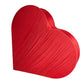 Ruched Spandex Cover for 3D Tilted Heart Backdrop Prop Stand - Red - CV Linens