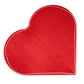 Ruched Spandex Cover for 3D Tilted Heart Backdrop Prop Stand - Red - CV Linens