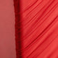 Ruched Spandex Cover for 3D Tilted Heart Backdrop Prop Stand - Red - CV Linens