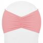 Ruffled Spandex Chair Band - Dusty Rose/Mauve | chair cover | 