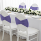 Ruffled Spandex Chair Band - Lavender
