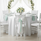 baby shower using Satin 120" Round Tablecloth - White
