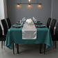 Satin Rectangular 60"x120" Tablecloth - Peacock for indoor company gala dinner 