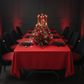 Satin Rectangular 60"x120" Tablecloth - Red