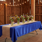Satin Rectangular 60"x120" Tablecloth - Royal Blue | table runner |