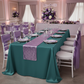 Satin Rectangular 90"x132" Tablecloth - Peacock for indoor sweet 16th birthday