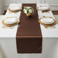 Satin Table Runner - Chocolate Brown | charger plate | dinner plate | napkin |