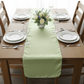 Satin Table Runner - Sage Green 
