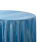 Satin 132" Round Tablecloth - Steele Blue