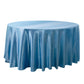 Satin 108" Round Tablecloth - Steele Blue